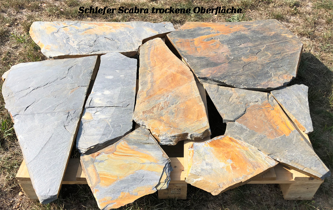 Polygonalplatten Schiefer "Scabra"
