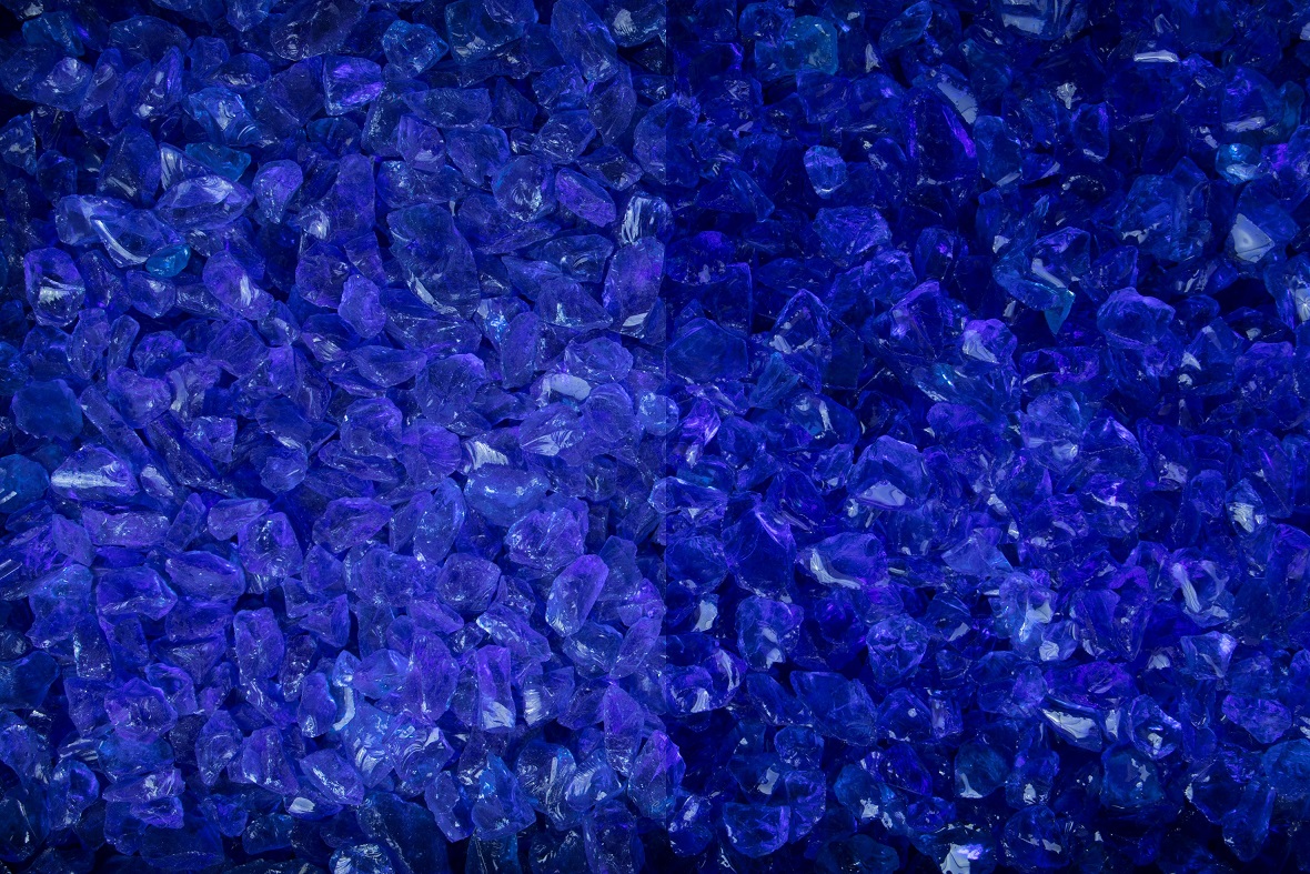 Glassplitt Blue Violet, 5-10