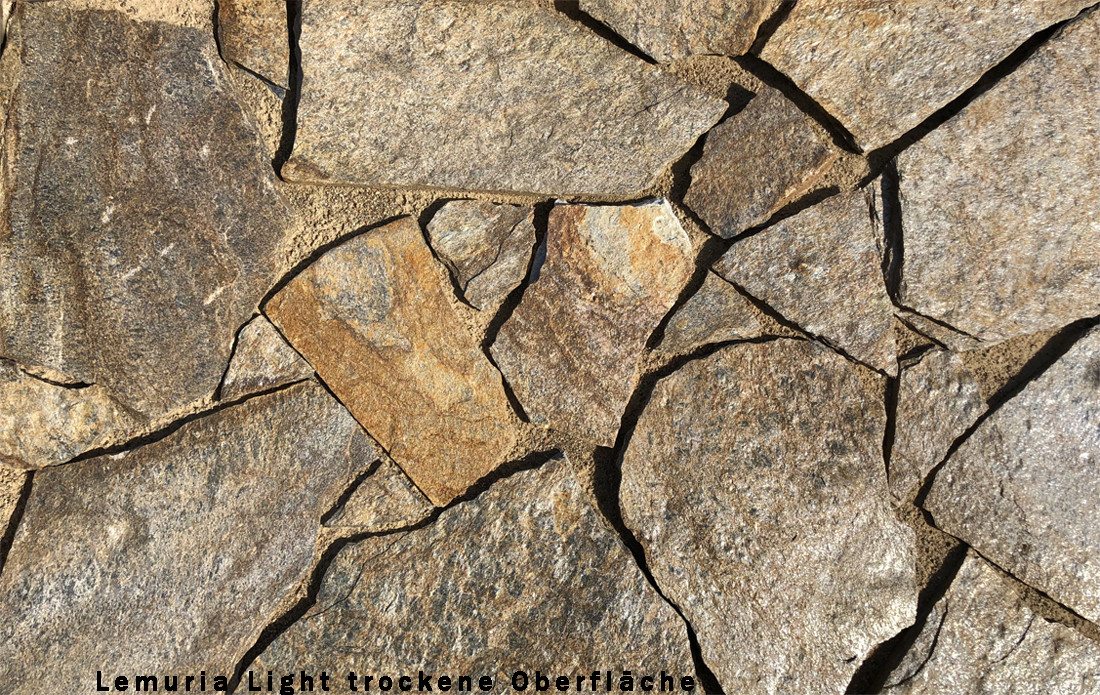 Polygonalplatten Quarzit "Lemuria Light"